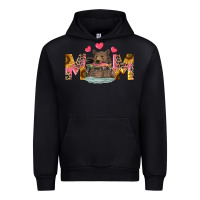 Black mom bear with sunflowers Urban Hoodie - RanaPortraitStore