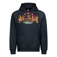 Navy mom bear with sunflowers Urban Hoodie - RanaPortraitStore