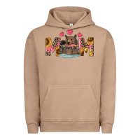 Pigment Burro mom bear with sunflowers Urban Hoodie - RanaPortraitStore