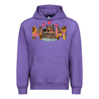 Tulip mom bear with sunflowers Urban Hoodie - RanaPortraitStore