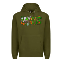 Army Green dental love st patricks day Premium Hoodie - RanaPortraitStore