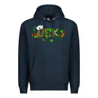 Navy st patricks day lucky nurse Premium Hoodie - RanaPortraitStore