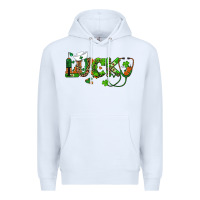 White st patricks day lucky nurse Premium Hoodie - RanaPortraitStore