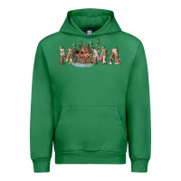 Emerald mama with bear and daisy Urban Hoodie - RanaPortraitStore