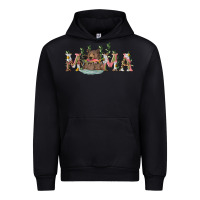 Foreset Green mama with bear and daisy Urban Hoodie - RanaPortraitStore