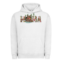 Pigment Lunar Rock mama with bear and daisy Urban Hoodie - RanaPortraitStore