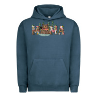 Mama With Bear And Daisy Urban Hoodie | Teevron