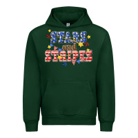 Forest Green stars and striper billie wilder Urban Hoodie - texasbilliewilder