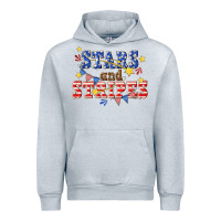 Heather Grey stars and striper billie wilder Urban Hoodie - texasbilliewilder