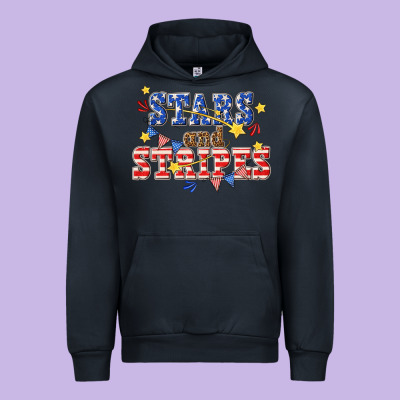 Urban Hoodie stars and striper billie wilder