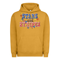 Pigment Peanut Butter stars and striper billie wilder Urban Hoodie - texasbilliewilder