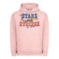 Pigment Salmon stars and striper billie wilder Urban Hoodie - texasbilliewilder