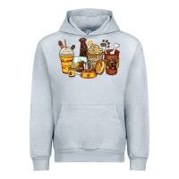 Heather Grey labrador retriever coffee cups Urban Hoodie - Zillion Design Studio