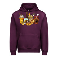 Mauve Wine labrador retriever coffee cups Urban Hoodie - Zillion Design Studio