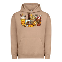 Pigment Burro labrador retriever coffee cups Urban Hoodie - Zillion Design Studio