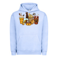 Pigment Grape Ice labrador retriever coffee cups Urban Hoodie - Zillion Design Studio