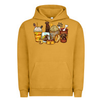 Pigment Peanut Butter labrador retriever coffee cups Urban Hoodie - Zillion Design Studio