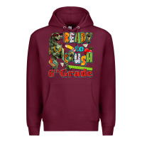 Burgundy ready to crush sixth grade Premium Hoodie - texasbilliewilder