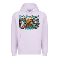Lilac kinda busy being a dog mom Premium Hoodie - Zillion Design Studio