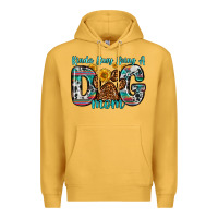 Mustard kinda busy being a dog mom Premium Hoodie - Zillion Design Studio