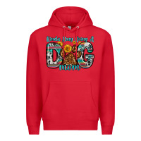Red kinda busy being a dog mom Premium Hoodie - Zillion Design Studio