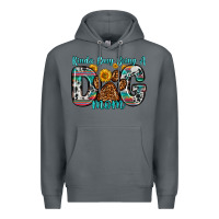 Rock kinda busy being a dog mom Premium Hoodie - Zillion Design Studio