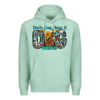 Seafoam kinda busy being a dog mom Premium Hoodie - Zillion Design Studio