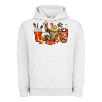 Pigment Lunar Rock labradoodle coffee cups Urban Hoodie - Zillion Design Studio