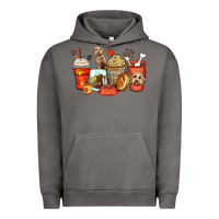 Pigment Tornado labradoodle coffee cups Urban Hoodie - Zillion Design Studio