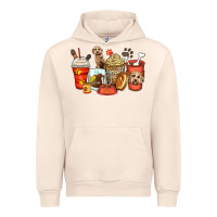 Sandshell labradoodle coffee cups Urban Hoodie - Zillion Design Studio