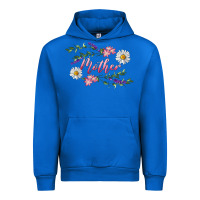 Cobalt floral mother Urban Hoodie - RanaPortraitStore