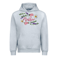 Heather Grey floral mother Urban Hoodie - RanaPortraitStore