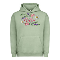 Pigment Oil Green floral mother Urban Hoodie - RanaPortraitStore