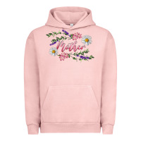 Pigment Salmon floral mother Urban Hoodie - RanaPortraitStore