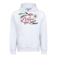White floral mother Urban Hoodie - RanaPortraitStore