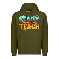 Army Green ready to teach Premium Hoodie - texasbilliewilder