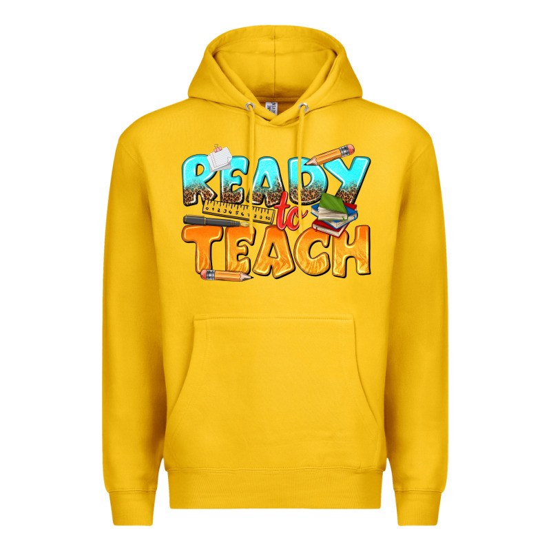 Ready To Teach Premium Hoodie by texasbilliewilder | Teevron