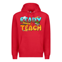 Red ready to teach Premium Hoodie - texasbilliewilder