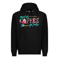 Black more coffee please Premium Hoodie - AdoDesignShop