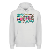 Dove Grey more coffee please Premium Hoodie - AdoDesignShop