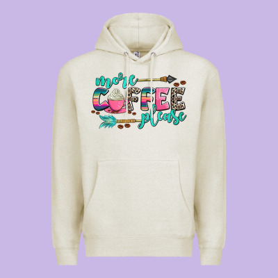 More Coffee Please Premium Hoodie Designed By Adodesignshop