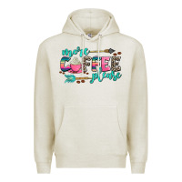 Oatmeal Heather more coffee please Premium Hoodie - AdoDesignShop