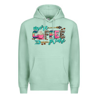 Seafoam more coffee please Premium Hoodie - AdoDesignShop