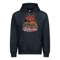 Navy mother's day mama bear wıth bandana and glasses Urban Hoodie - RanaPortraitStore