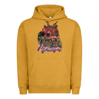 Pigment Peanut Butter mother's day mama bear wıth bandana and glasses Urban Hoodie - RanaPortraitStore