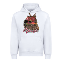 White mother's day mama bear wıth bandana and glasses Urban Hoodie - RanaPortraitStore