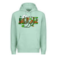 Seafoam st patricks day love nurse Premium Hoodie - RanaPortraitStore
