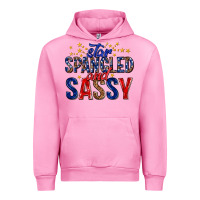 Fuchsia Pink star spangled and sassy billie wilder Urban Hoodie - texasbilliewilder