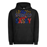 Pigment Black star spangled and sassy billie wilder Urban Hoodie - texasbilliewilder