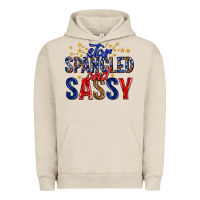 Star Spangled And Sassy Billie Wilder Urban Hoodie | Teevron